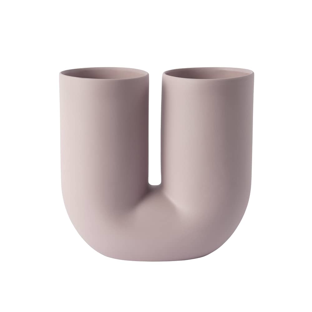 Vase Kink keramik rosa / Keramik - Muuto - Fliederfarben - Keramik