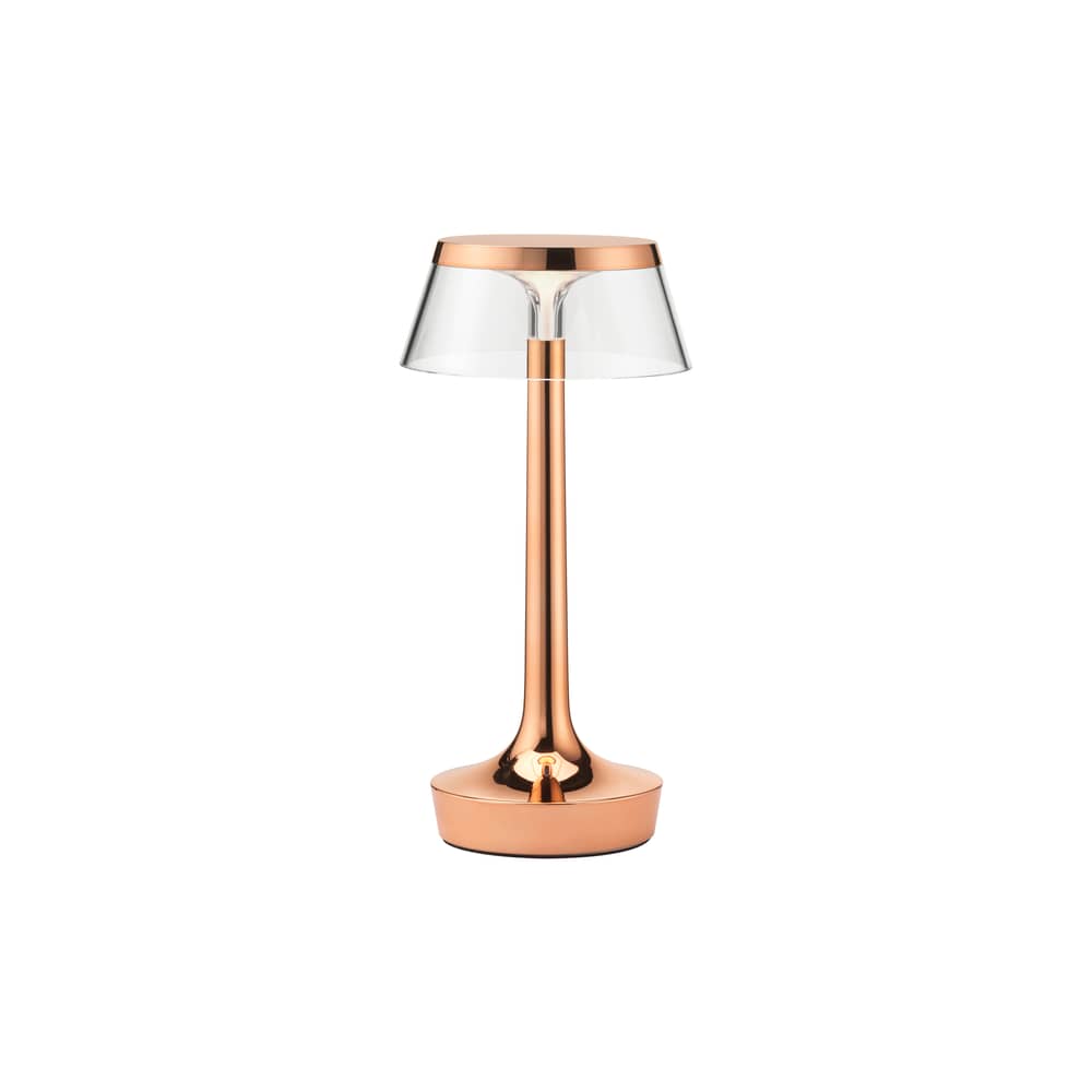 Bon Jour Unplugged Wireless rechargeable lamp plastic material copper / LED - Sensitive Dimmer - Flos - Copper - ABS, PMMA