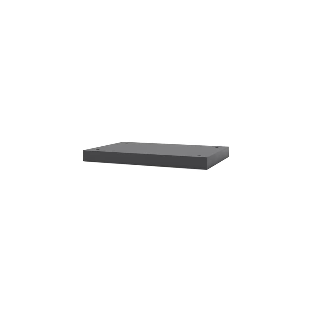  Accessory wood grey / Base for Montana Mini Unit - Footprint H 3 cm x W 35 cm - MONTANA - Charcoal grey 04 - Lacquered MDF
