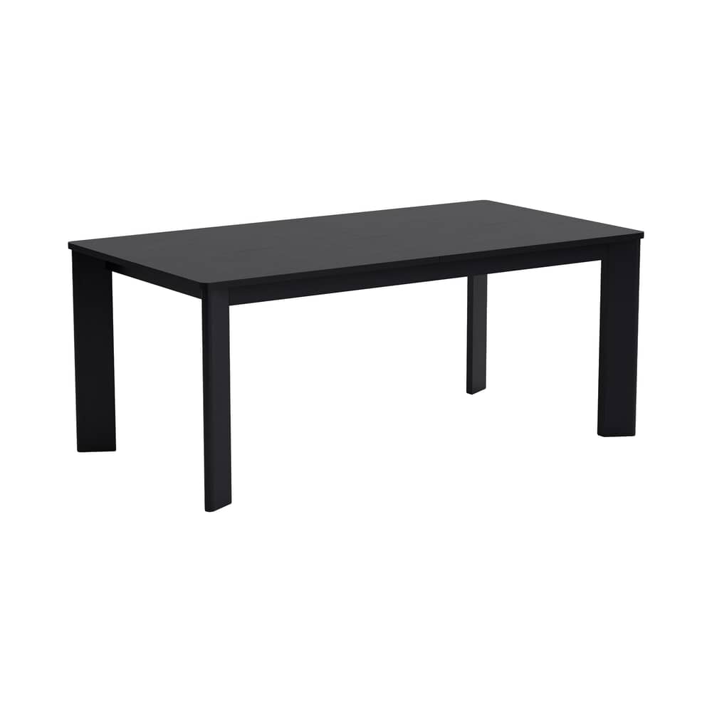 Ausziehtisch Chisel 630 holz schwarz / L 180/280 cm x 95 cm - Hay - Schwarz - Lackiertes Eichenfurnier