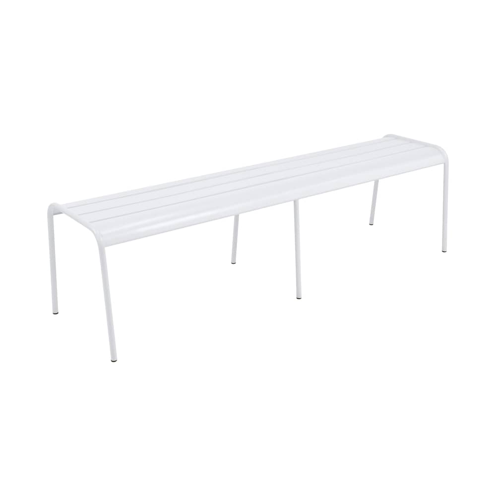 Monceau XL Bench metal white L 160 cm / 3 to 4 seaters - Fermob - Cotton white - Painted steel