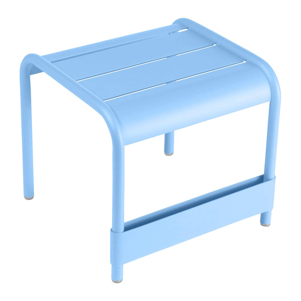 Sitzkissen Luxembourg metall blau / Beistelltisch - 44 x 42 cm - Fermob - Blau Maya - Aluminium