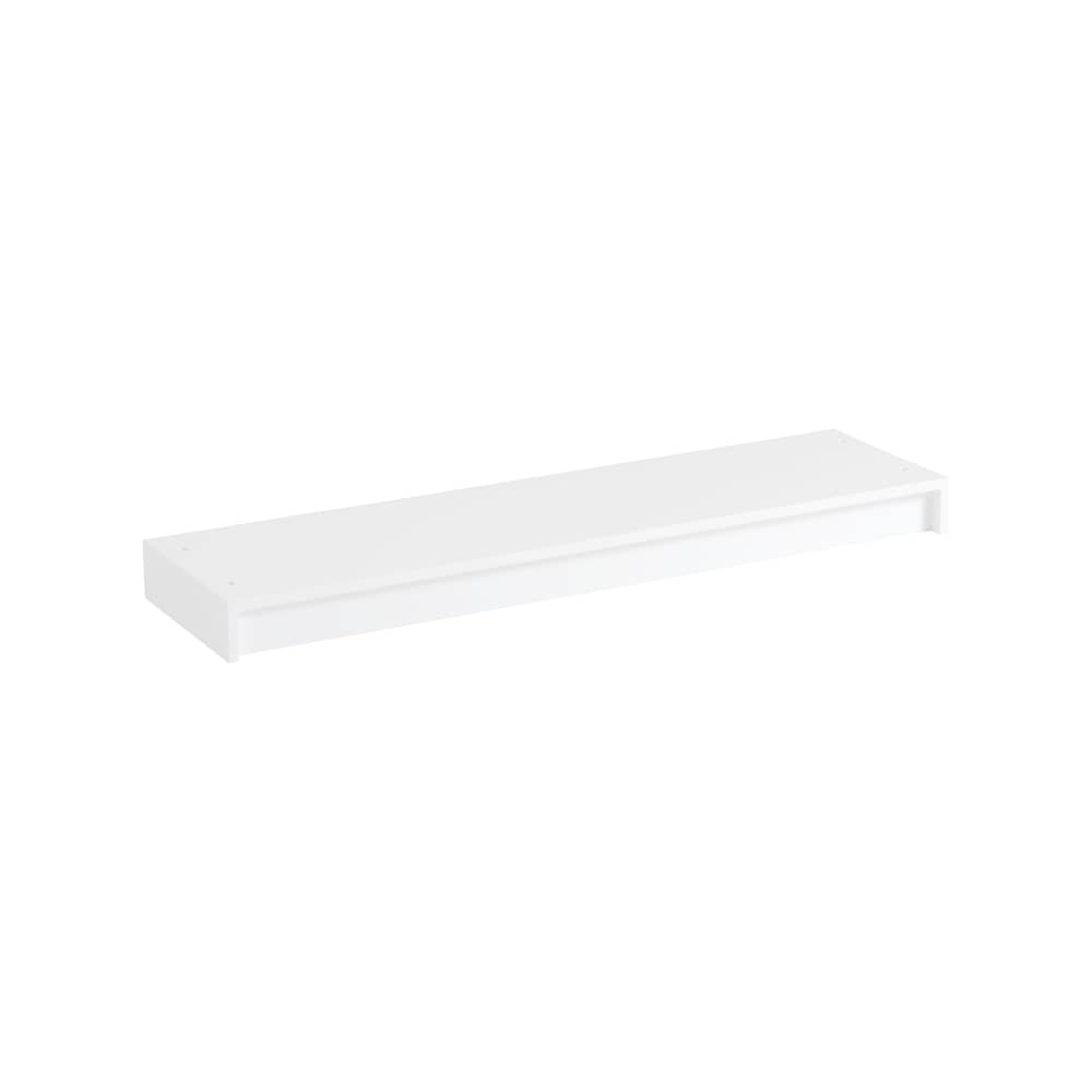 Accessoire / Socle L 131 x P 35 x H 10 cm - Pour modules Stacked Medium ou Large - Muuto - Blanc - MDF peint