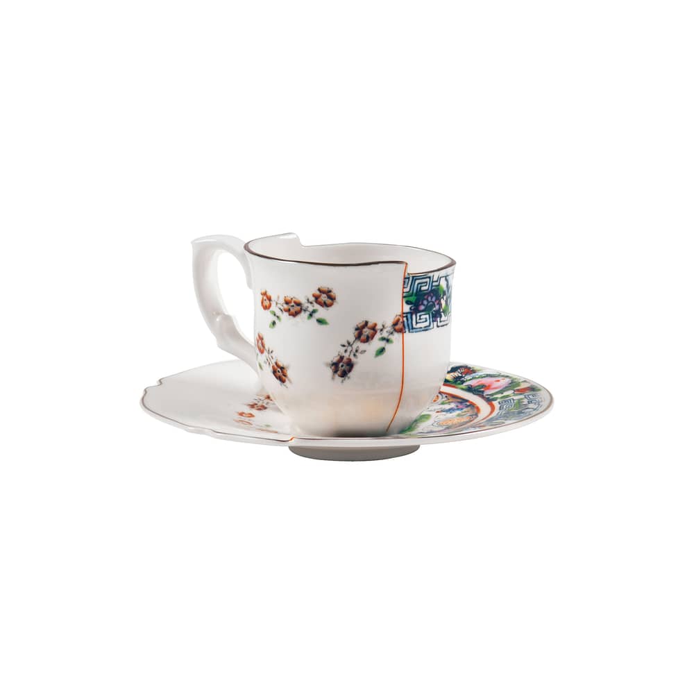 Tasse à café Hybrid Tamara Set tasse à café + soucoupe - Seletti - Tamara - Porcelaine