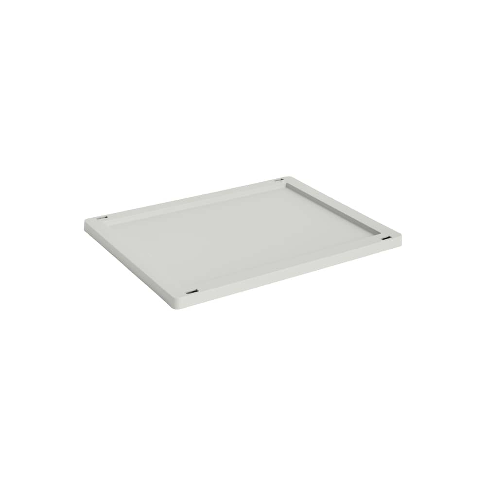 Couvercle  plastique gris / Pour panier Colour Crate Medium 27 x 35 cm - Hay - Gris - Polypropylène recyclé