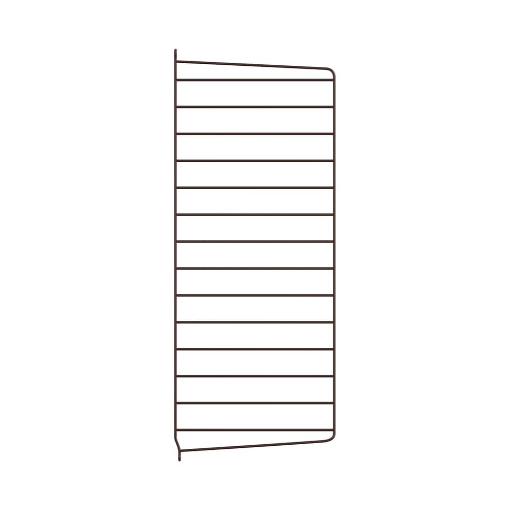 Montant mural / à l\'unité - H 75 x P 30 cm - String Furniture - Marron foncé - Acier laqué