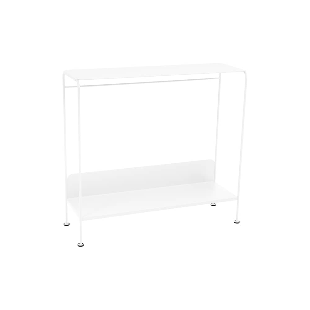 Console Picolino métal blanc / L 93 x P 31 x H 85 cm - Fermob - Blanc coton - Acier laqué