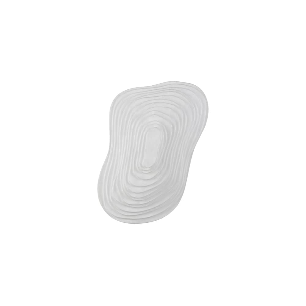 Applique Nebulis Small tissu blanc / 58 x 42 cm - Soie intissée / Seconde vie - Forestier - 58 x 42 cm / Blanc - Soie
