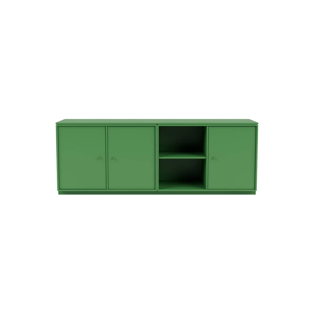 Anrichte Save holz grün / B 139.2 x T 38 x H 51 cm - MONTANA - Parsley 152 - lackierte Holzfaserplatte
