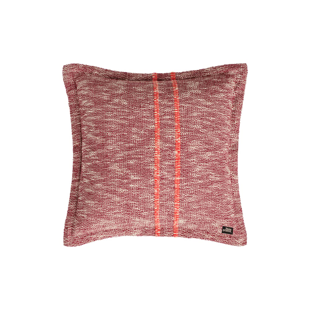 Coussin Track / 56 x 56 cm - Tom Dixon - Bordeaux - Coton