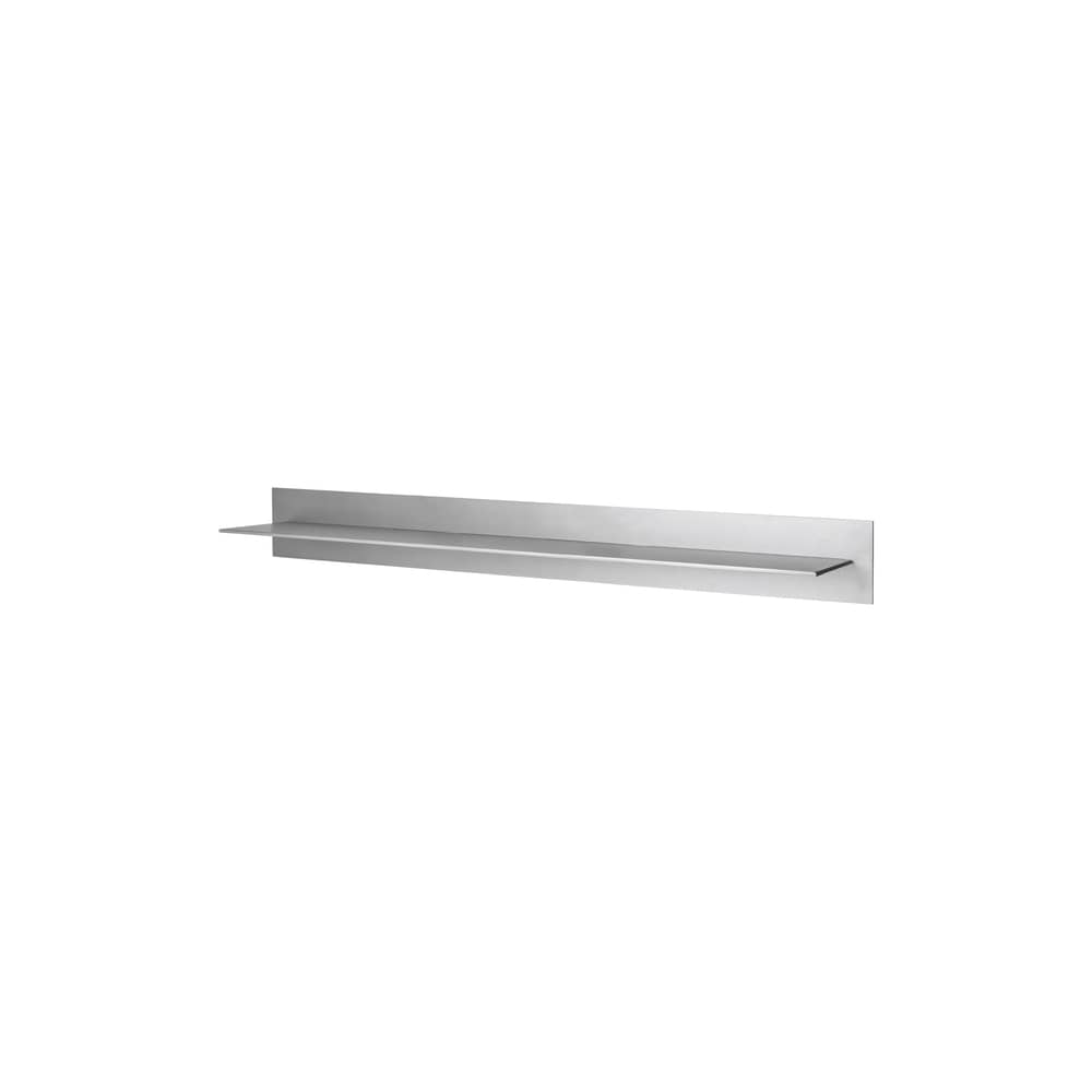 Étagère Lager Single Large métal / L 85 x H 10 x P 15 cm - Ferm Living - L 85 cm - Aluminium brossé