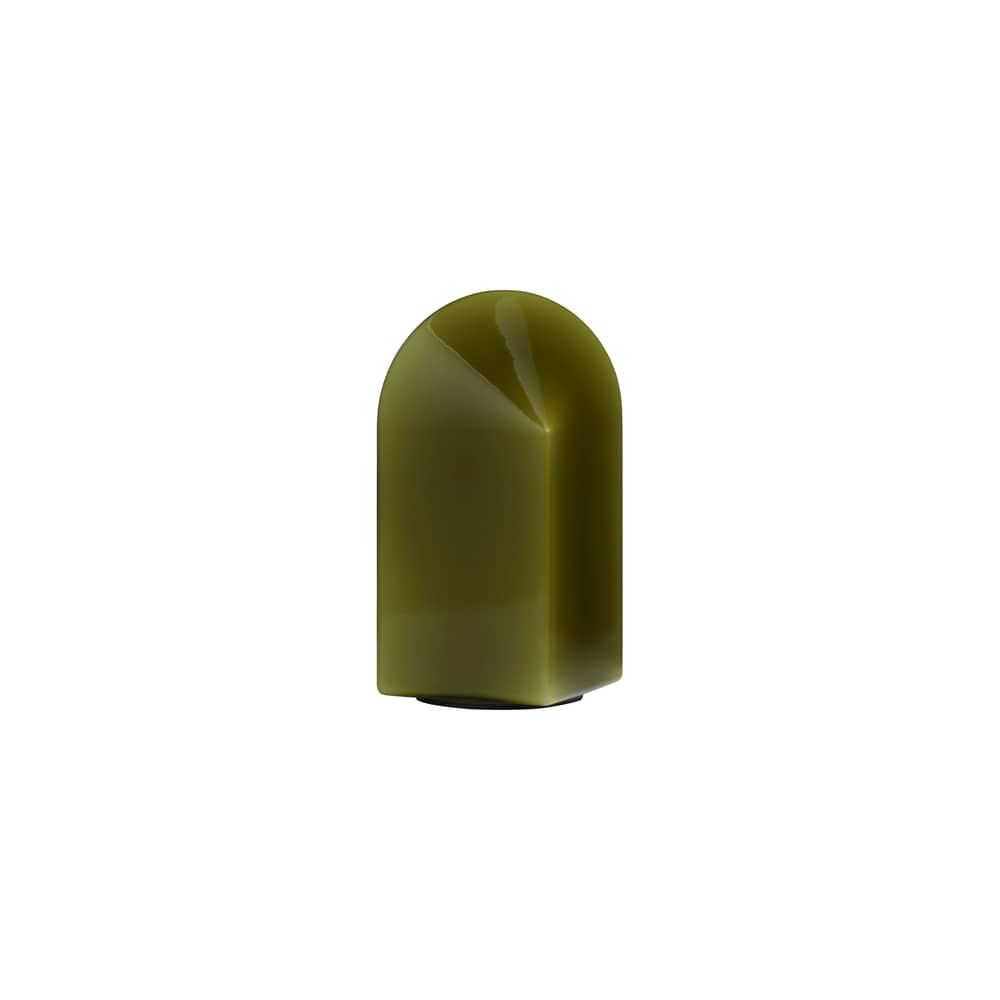 Lampe de table Parade LED verre vert / H 24 cm - Hay - Vert mousse - Verre