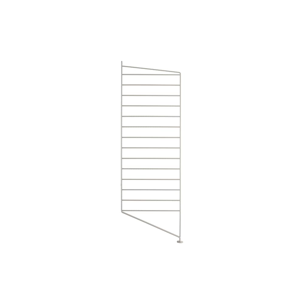 Montanti laterali  metallo beige / ciascuno - H 85 x P 30 cm - String Furniture - Beige - Acciaio laccato