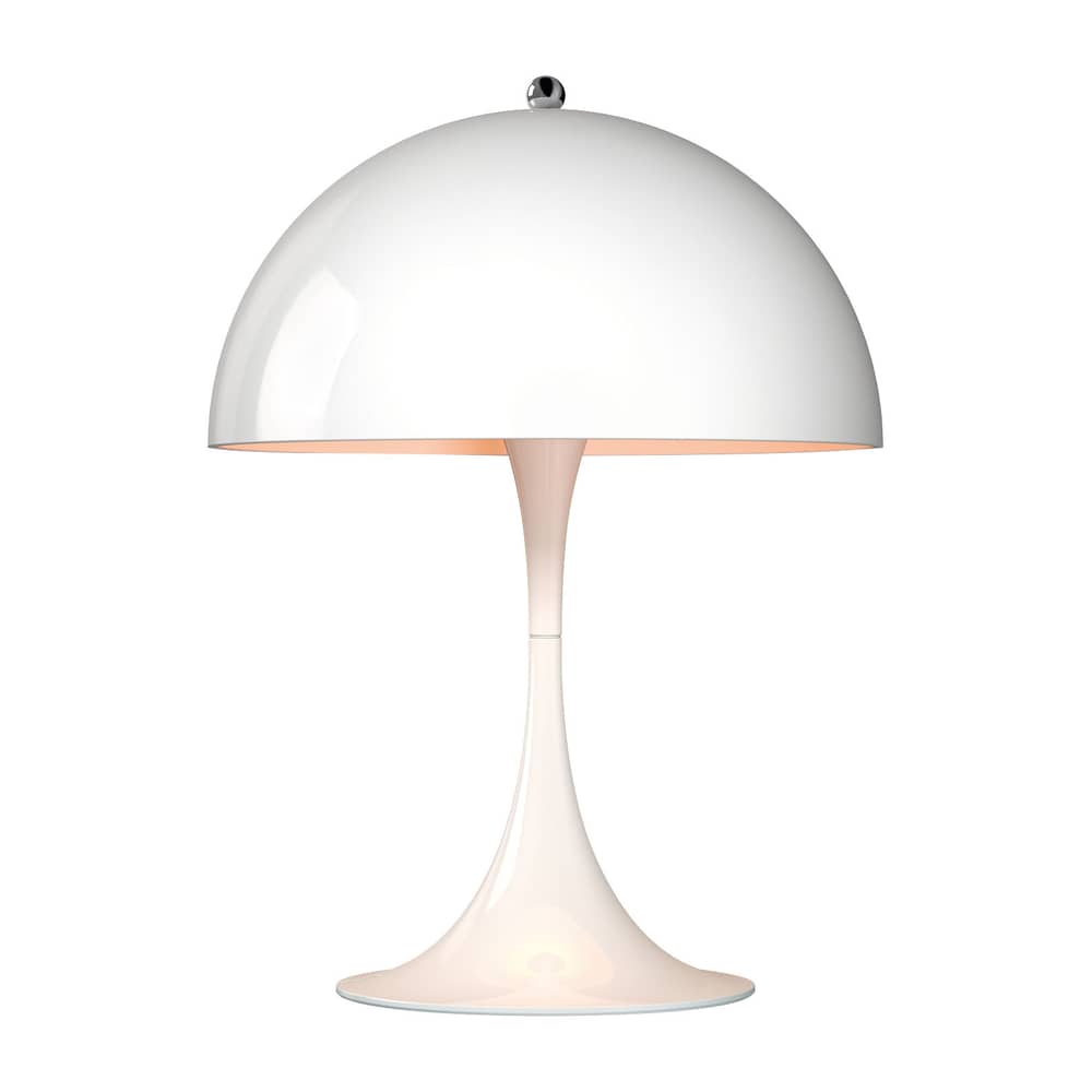 Lampe de table Panthella 250 / LED - Ø 25 x H 33,5 cm / Verner Panton, 1971 - Louis Poulsen - Blanc (métal) - Acier, Aluminium