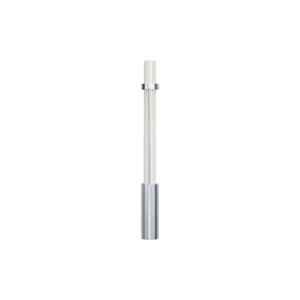 Applique d\'extérieur In Fine LED verre / L 65 cm - DCW éditions - Argent - Aluminium, Verre
