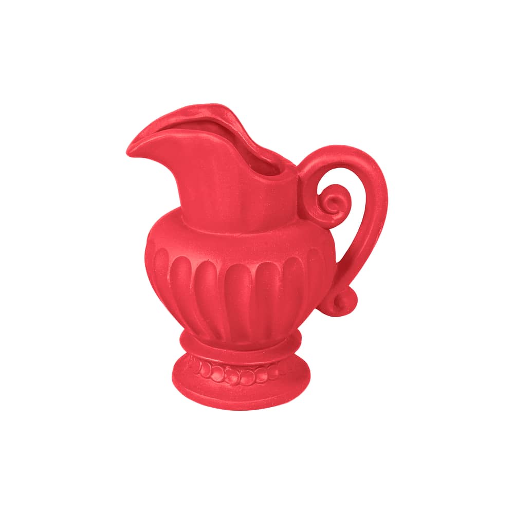 Carafe Magna Graecia céramique rose / H 28 cm - Seletti - Rose bougainvillier - Terre cuite