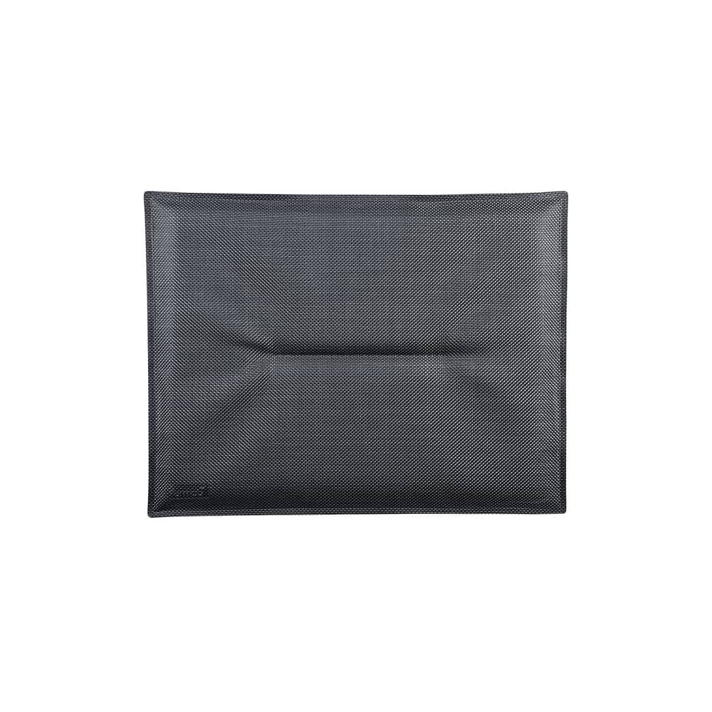  Seat cushion textile grey / For Bistro chair - Fermob - Carbon - Cloth, Foam