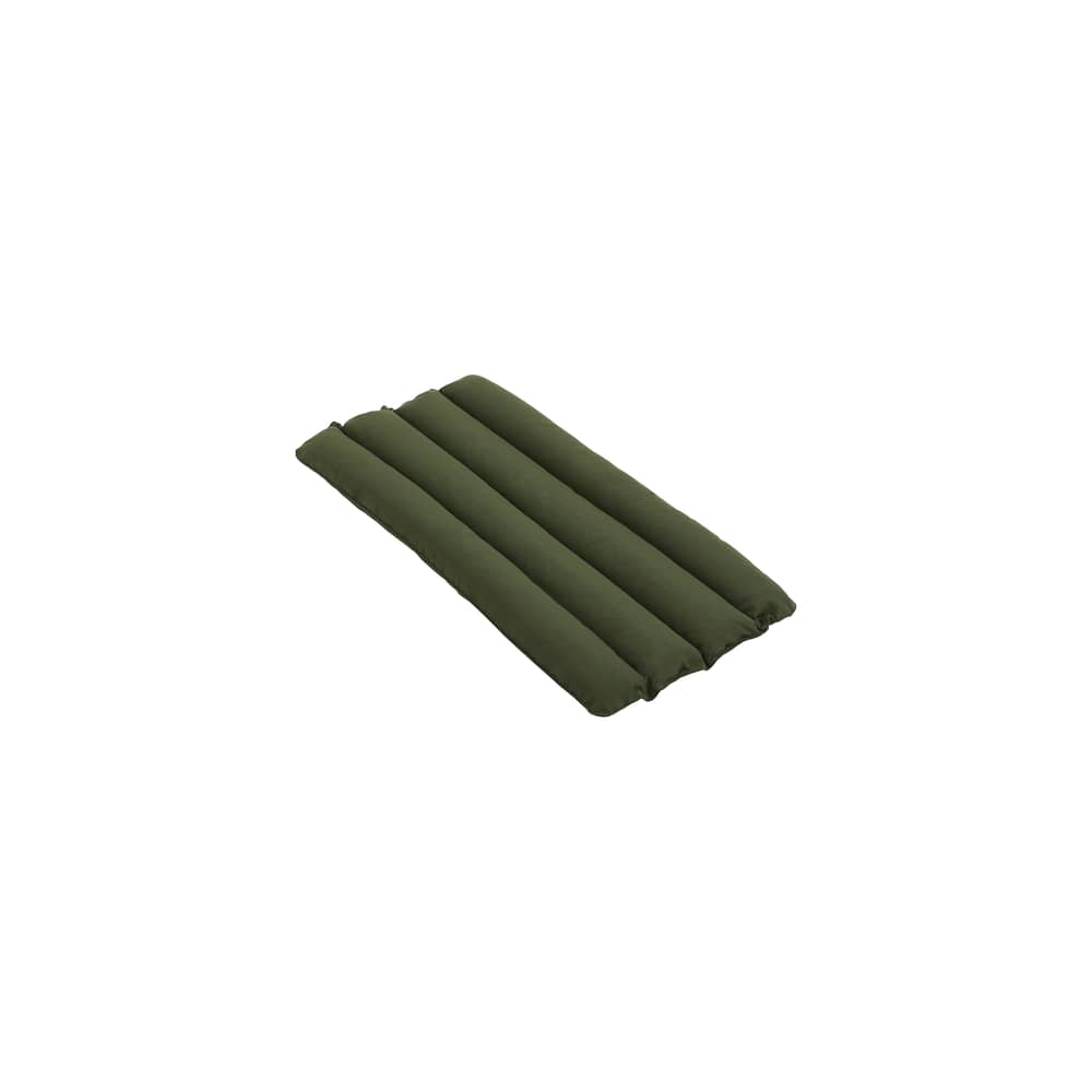  Accessory textile green / Cushion intégral Soft Quilted - For Stacking chair & armchair Palissade - Hay - Olive - Olefin fabric, Polyurethane foam