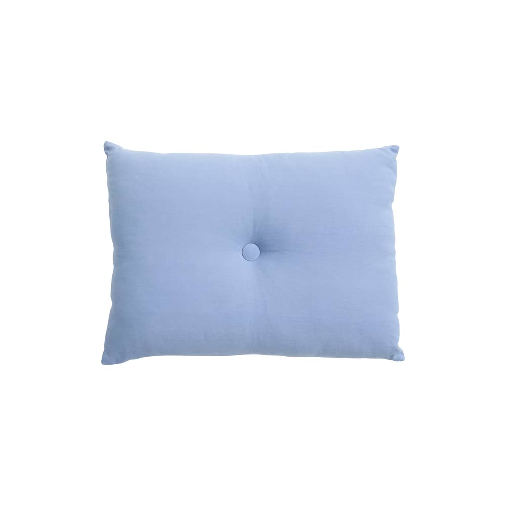 Coussin Dot Lin bleu / 60 x 45 cm - Hay - Bleu - Coton biologique, Lin