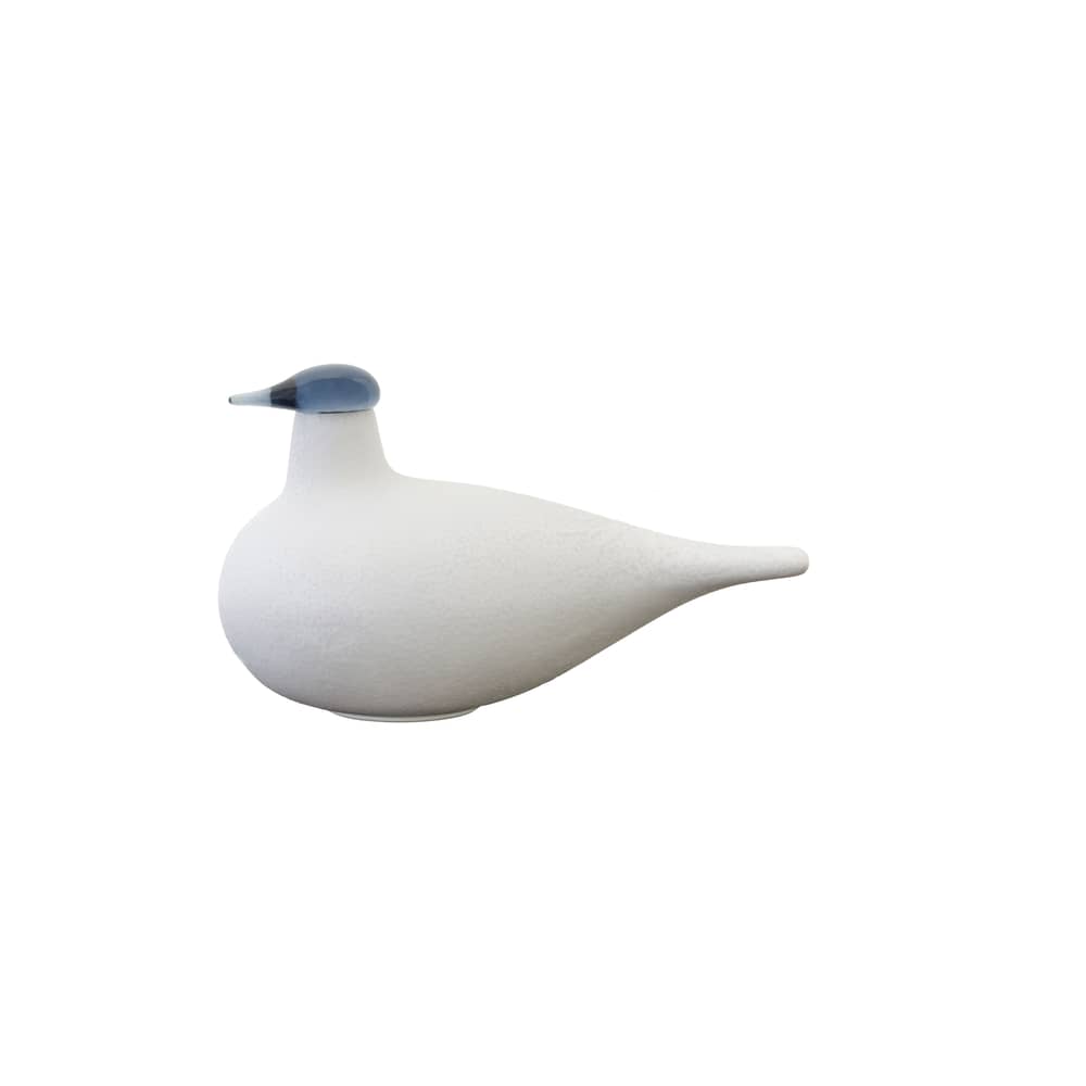 Lampe sans fil rechargeable Linnut Kirassi LED / By Oiva Toikka - Magis - Blanc / Bleu - Polycarbonate rotomoulé
