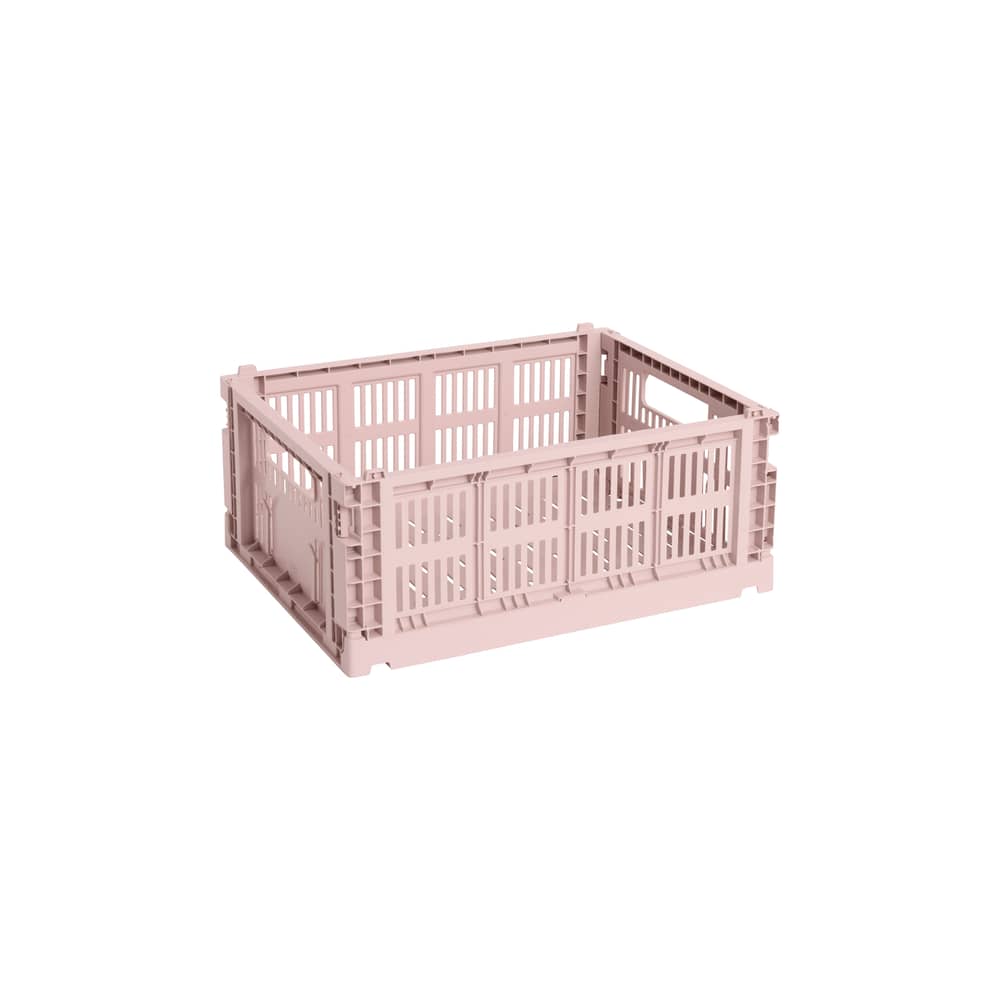 Panier Colour Crate Medium / 26,5 x 34,5 cm - Recyclé - Hay - Blush - Polypropylène recyclé