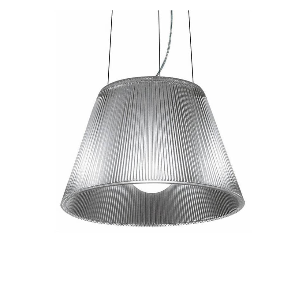 Pendelleuchte Roméo Moon S1 glas transparent / Philippe Starck, 1996 - Flos - Ø 34 cm - Glas