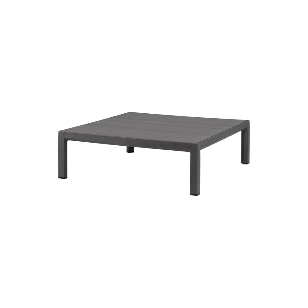 Table basse Maximo gris / 80 x 80 x H 25,5 cm - NARDI - Gris Basalte - Résine fibre de verre