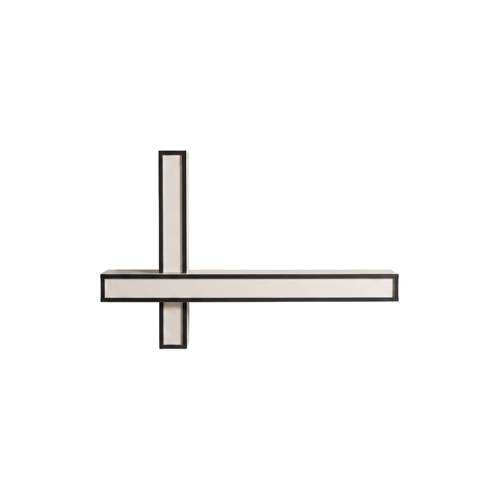 Lepid Wall shelf wood white / L 78 x H 55 cm - Kartell - Ivory - Polyester-lacquered MDF