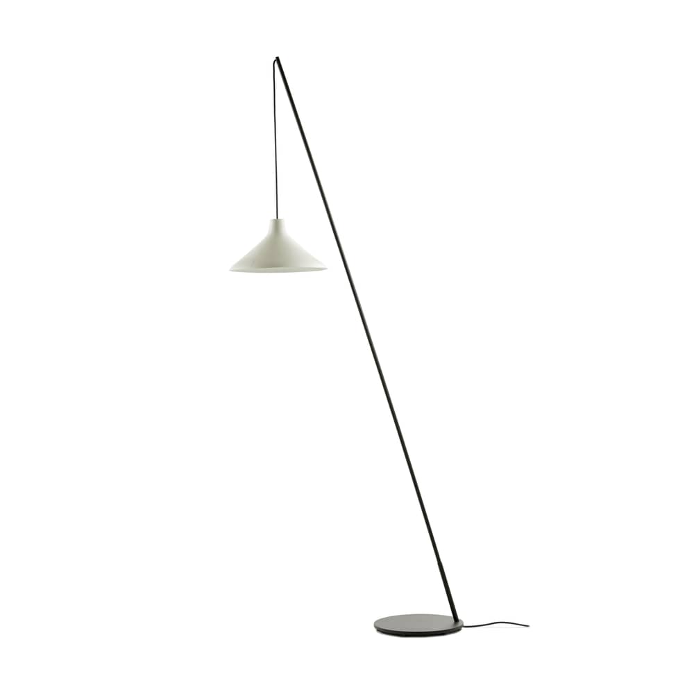 CERTO Lampada A Stelo Cromata Con Paralume Chintz Bianco - Attacco E27, Max 60W - 6