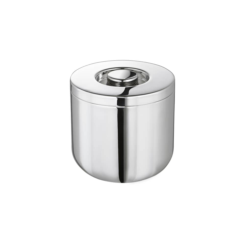 Seau à glace isotherme Oh métal - Christofle - Acier brillant - Acier poli
