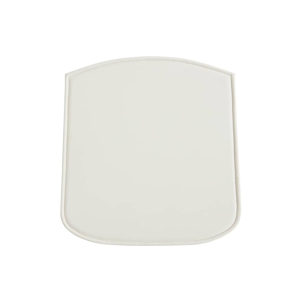 Accessoire / Coussin assise pour chaise & fauteuil Deville - Hay - Blanc crème - Mousse polyuréthane, Tissu oléfine