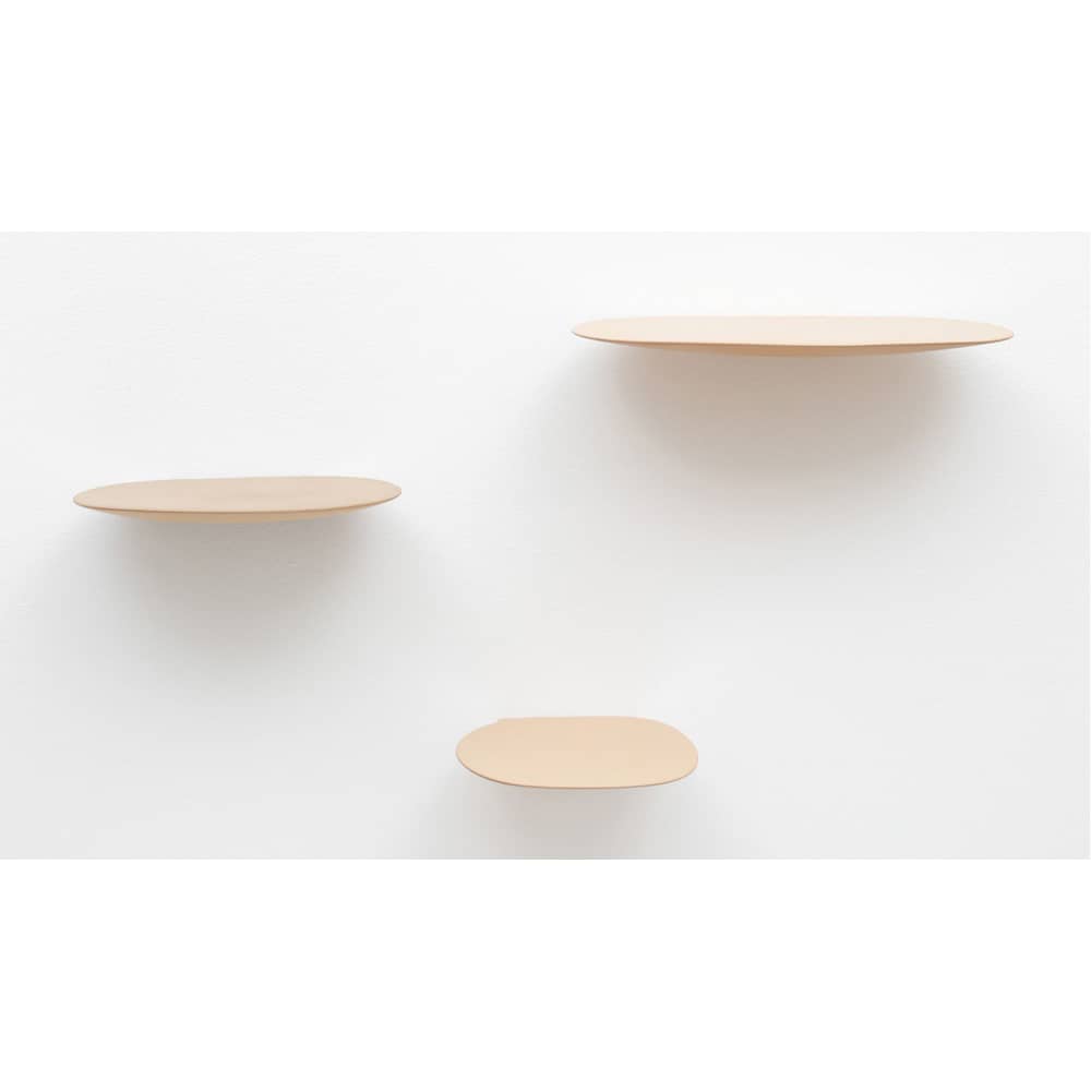 Regal Isola keramik beige / 3er-Set - Moustache - Beige - emaillierte Keramik