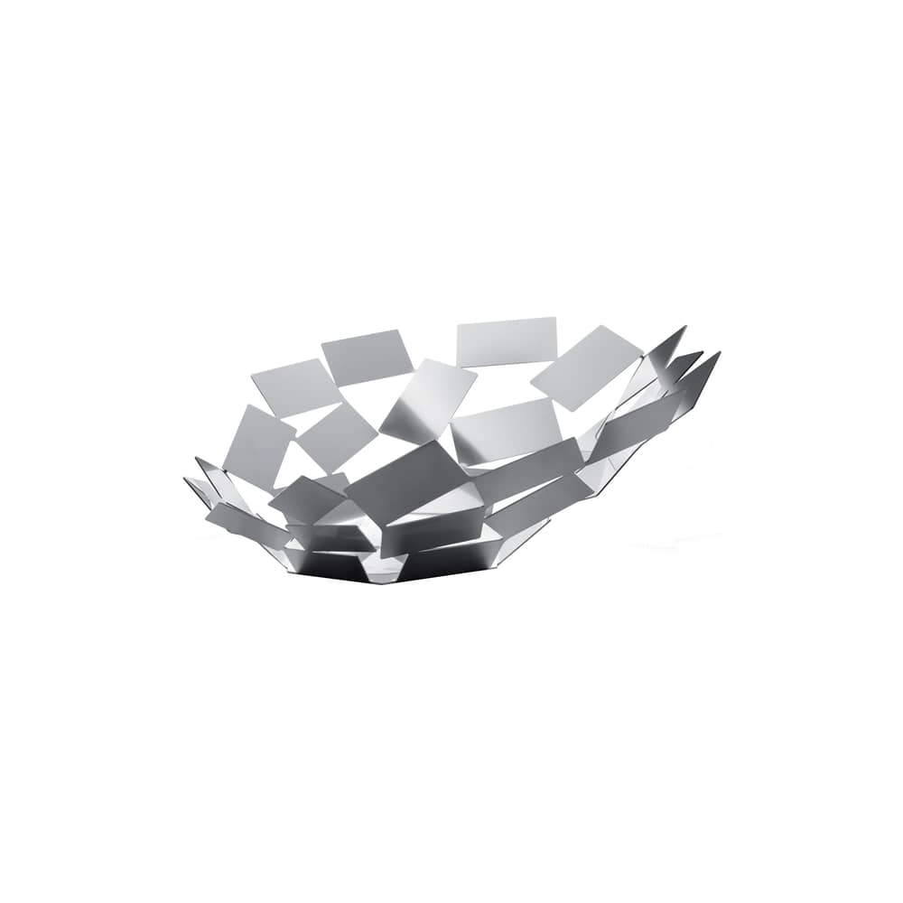 Centre de table La Stanza dello Scirocco métal / Ø 41 x H 15 cm - Mario Trimarchi, 2009 - Alessi - Acier poli - Acier inoxydable poli