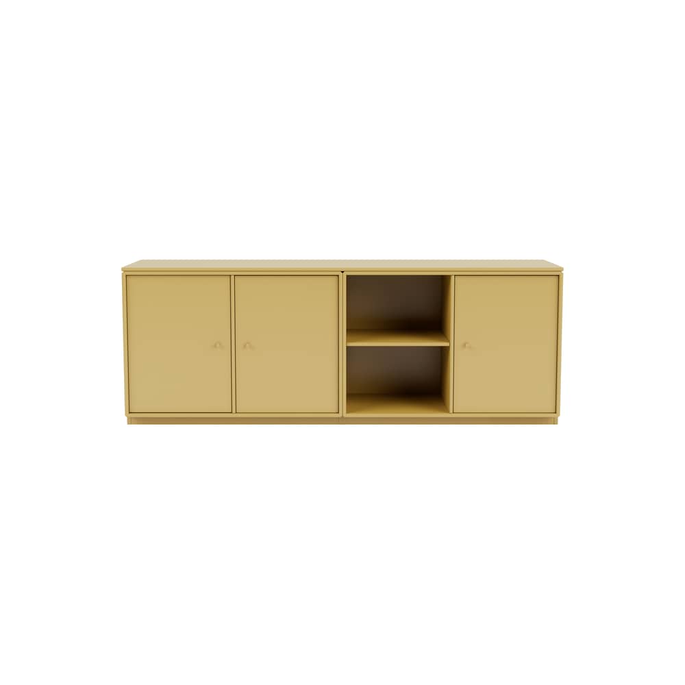 Save Dresser wood yellow / W 139.2 x D 38 x H 51 cm - MONTANA - Cumin 157 - Lacquered MDF