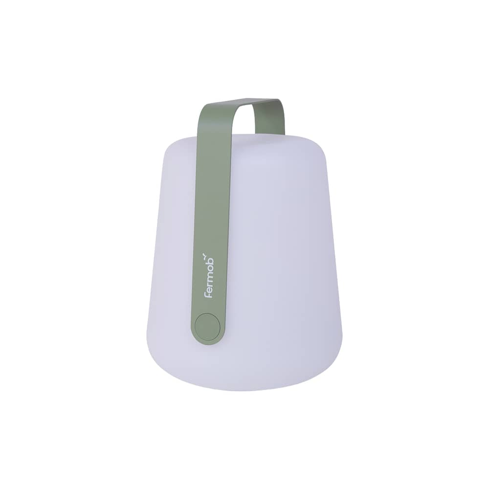 Lampe extérieur sans fil rechargeable Balad 2 métal vert / H 38 cm - Fermob - Cactus - Aluminium, Polyéthylène