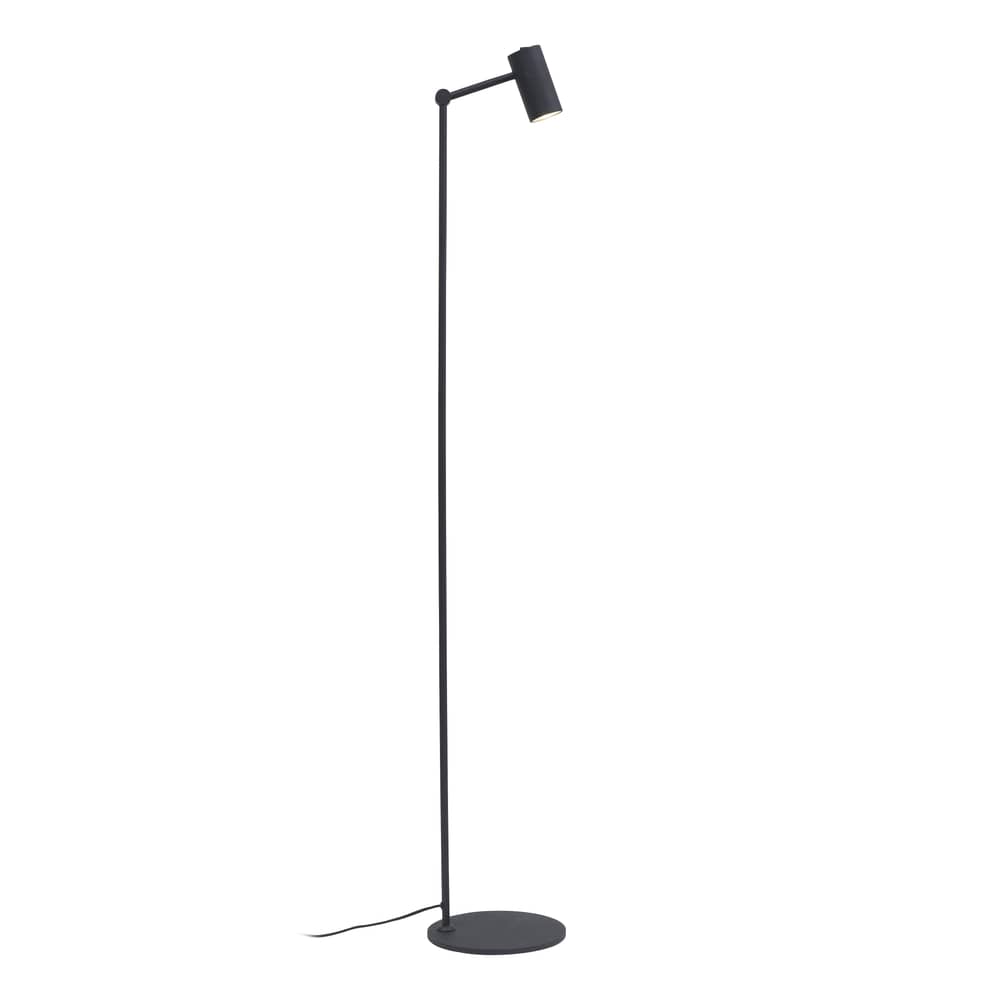 Lampada a stelo Montreux metallo nero / Orientabile - H 134 cm - It\'s about Romi - Nero - Ferro