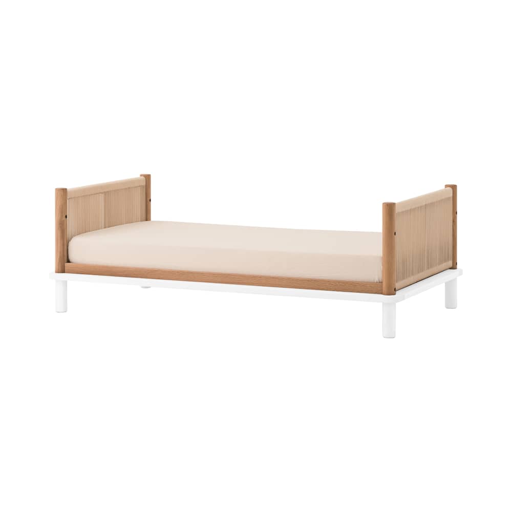 pour lit bébé Latitude Accessory natural wood / Kit evolutif en lit enfants - NOBODINOZ - Accessory: Kit évolutif Children bed - Cotton rope, Solid oak