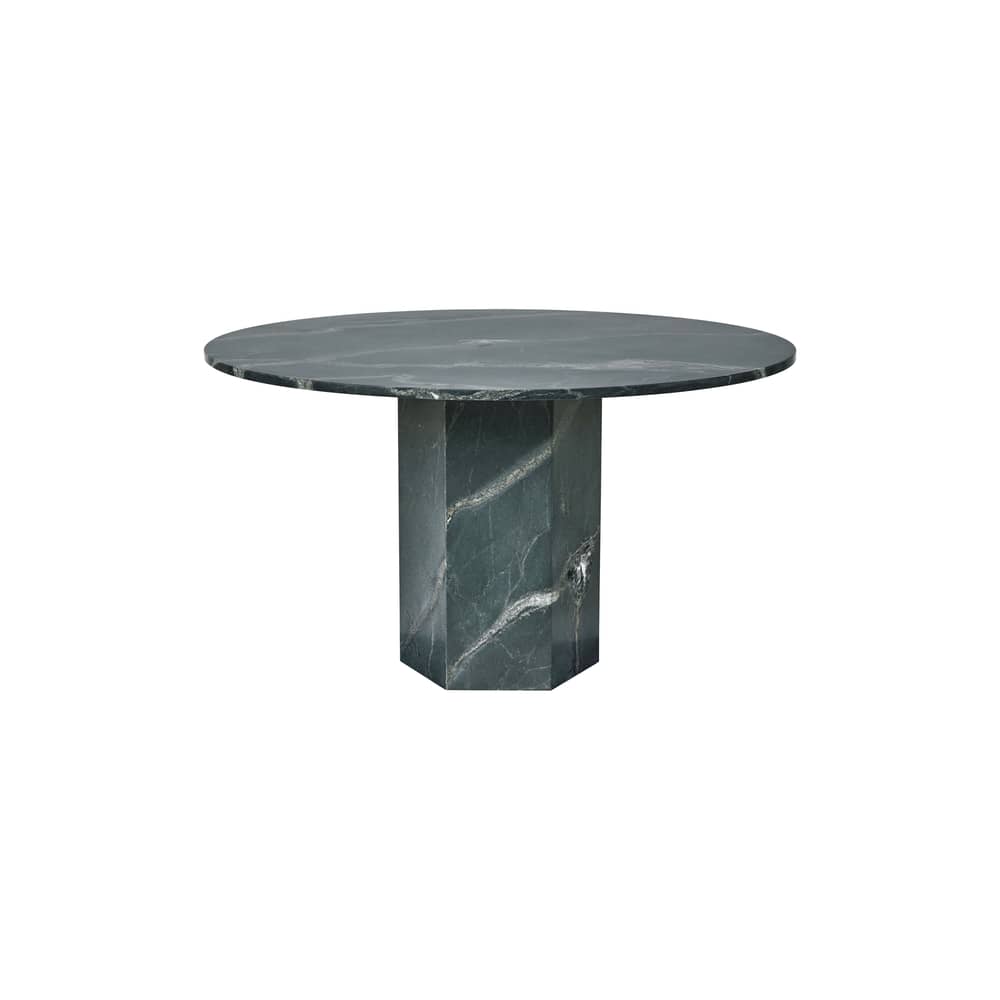 Tavolo rotondo Epic Outdoor pietra verde / Ø 130 cm (4 persone) - Quarzite - Gubi - Botanic Verde - Quarzite