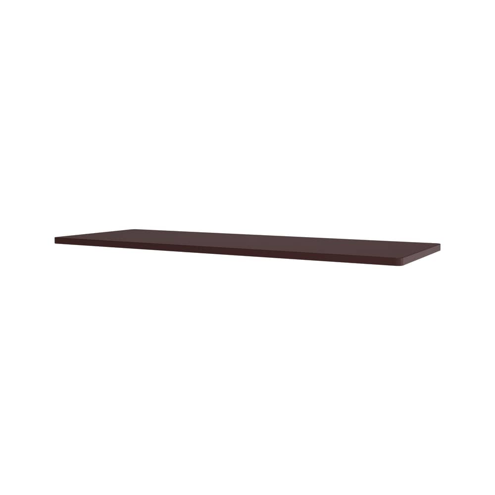  Accessory wood red / Top Tray for Panton Wire Extended - W 70 x D 25.7 cm - MONTANA - Black Red - Lacquered MDF