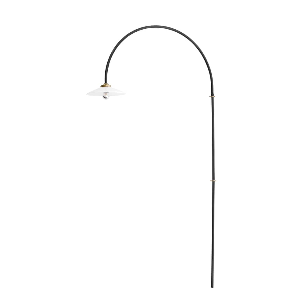 Wandleuchte mit Stromkabel Hanging Lamp n°2 metall schwarz / H 180 x B 75 cm - valerie objects - Schwarz - Glas, Stahl