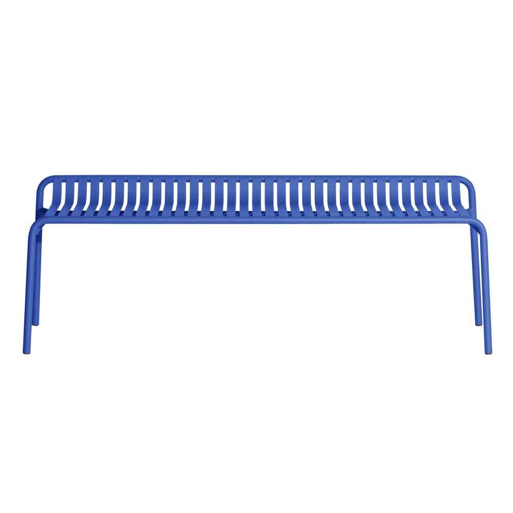 Banc Week-End métal bleu / Aluminium - L 156 cm - Petite Friture - Bleu - Aluminium thermolaqué époxy