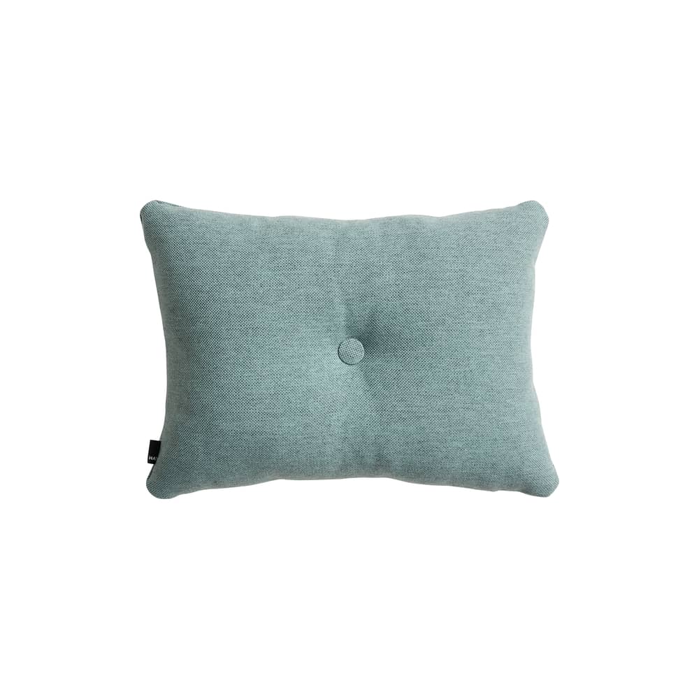 Coussin Dot Mode bleu / 60 x 45 cm - Hay - Bleu aqua - Polyester recyclé, Polyester vierge