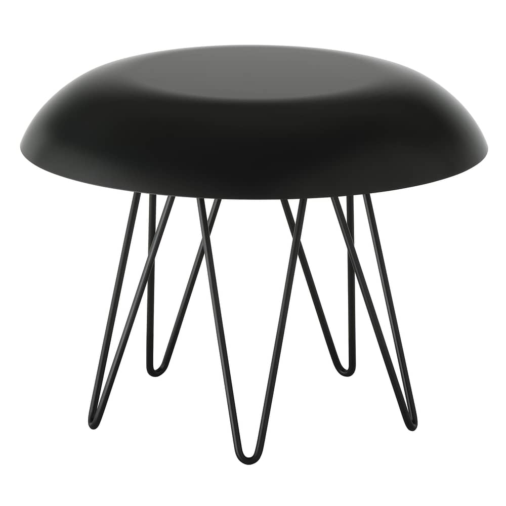 Table basse Meduse métal multicolore Ø 50 x H 37,5 cm/ Modèle d\'exposition - Casamania - Noir - Acier laqué