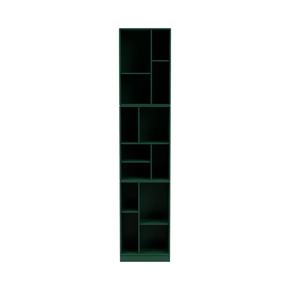 Bibliothèque Loom bois vert / L 46.8 x P 30 x H 215.8 cm - MONTANA - Pine 136 - MDF laqué