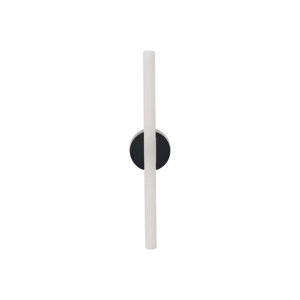 Applique bagno Kilter Short LED vetro nero / L 50 cm - Orientabile - TALA - L 50 cm / Grigio scuro - Alluminio, Vetro smerigliato
