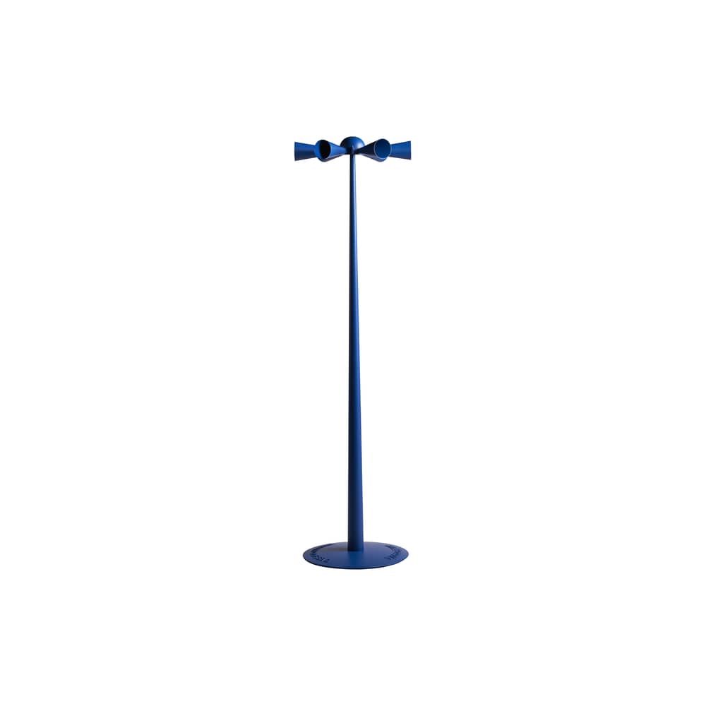Portemanteau sur pied Cessato Allarme / De Pas, D\'Urbino & Lomazzi, 1986 - POLTRONOVA - Bleu - Aluminium, Fer, Fonte d\'aluminium