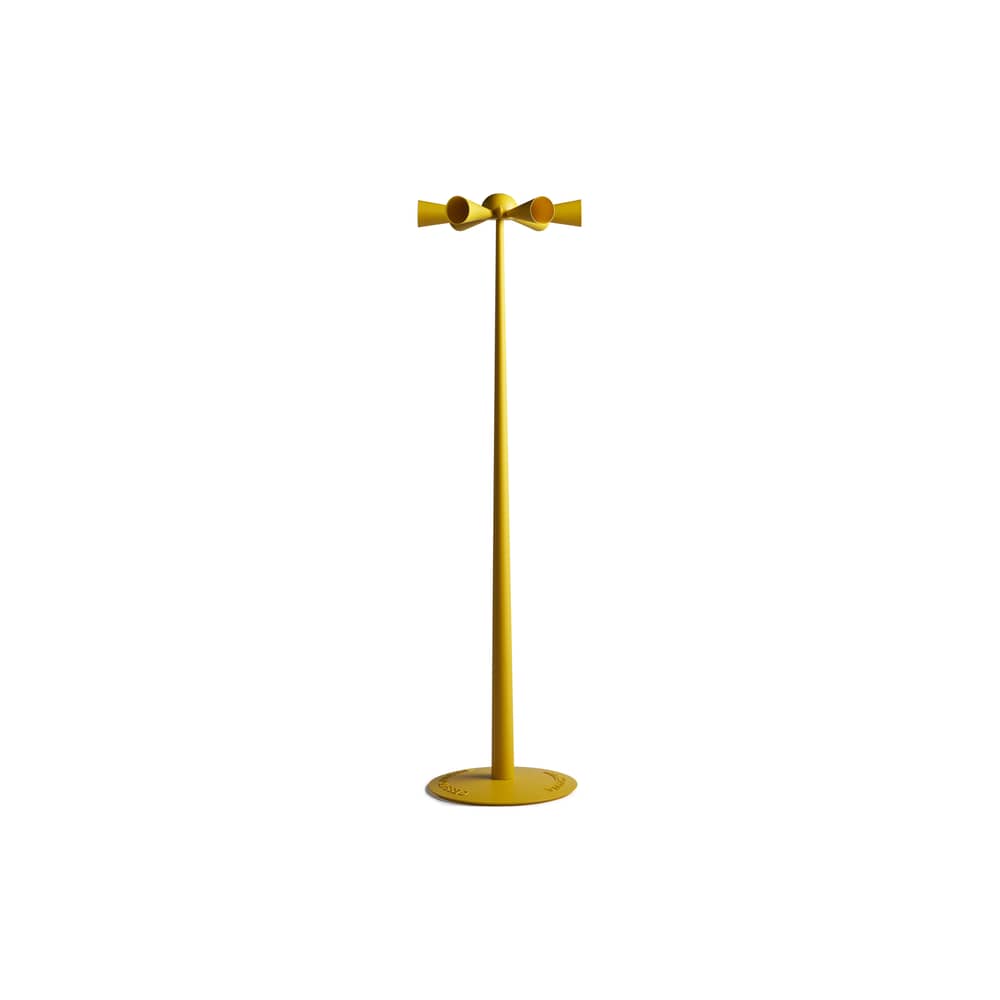 Portemanteau sur pied Cessato Allarme / De Pas, D\'Urbino & Lomazzi, 1986 - POLTRONOVA - Jaune - Aluminium, Fer, Fonte d\'aluminium