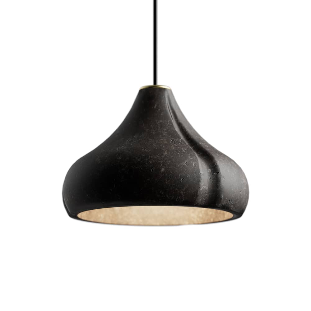 Suspension Eolie - Alicudi / Pierre de lave recyclée - Foscarini - Alicudi - Pierre de lave