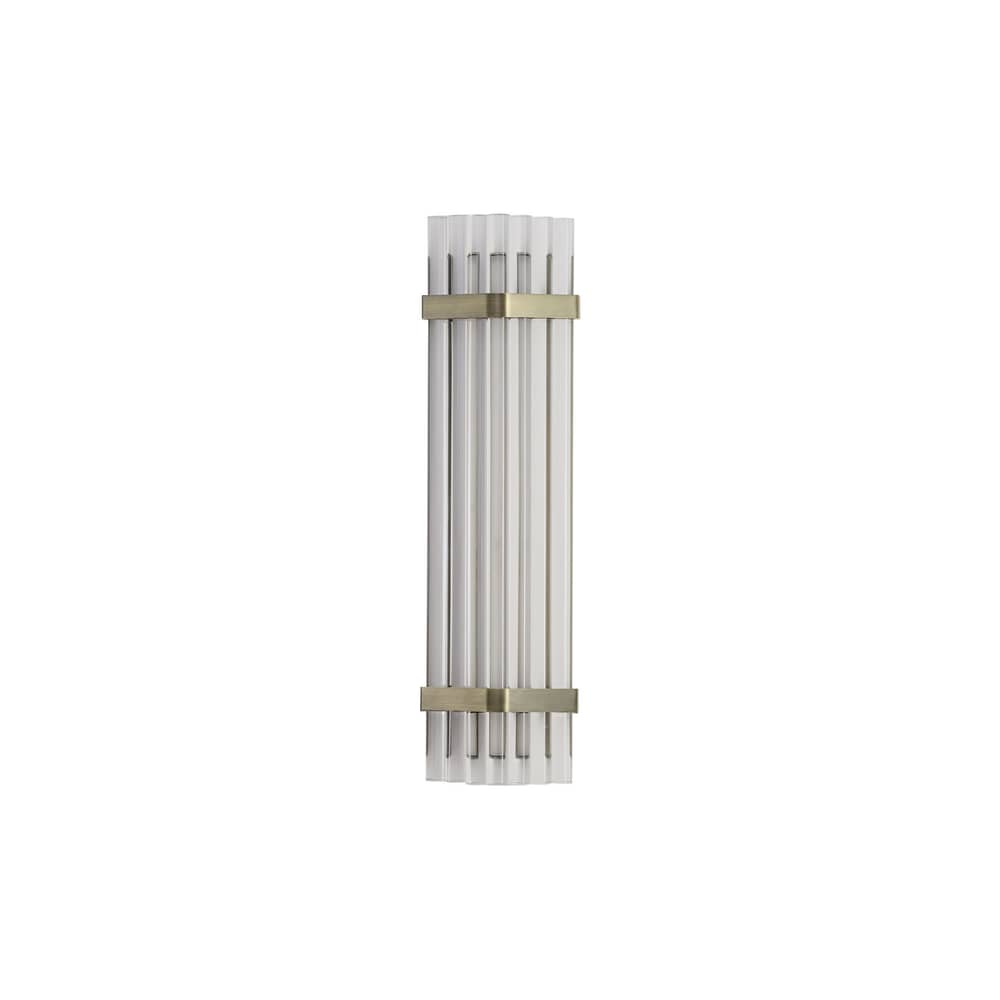 Seagull LED Wall light plastic material transparent / H 60 cm - DCW éditions - Transparent / Bronze - PMMA, Steel