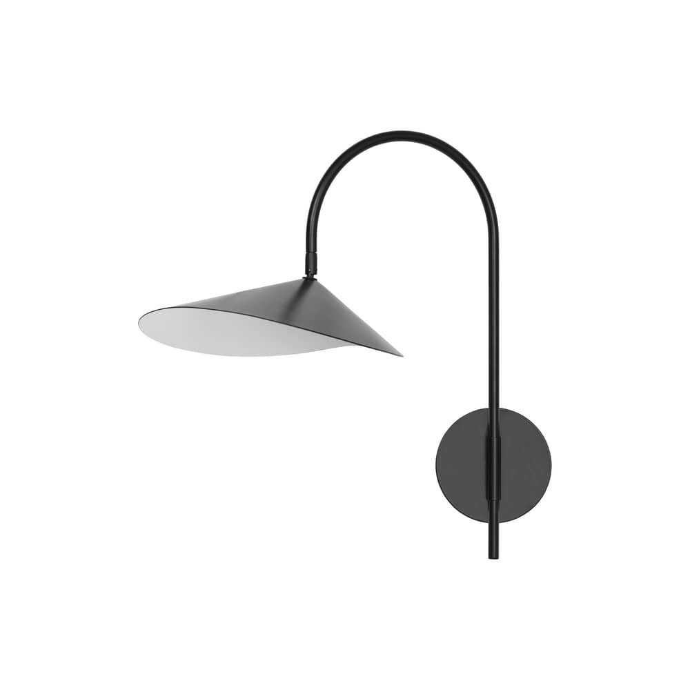 Applique orientable Arum métal noir - Ferm Living - Noir - Aluminium, Fer